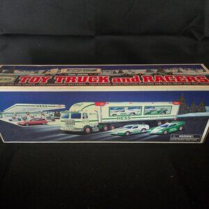 HESS TOY TRUCK AND RACERS